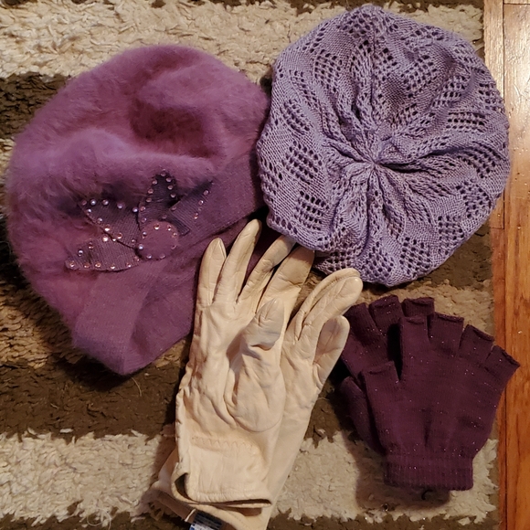 Purple Hat/Glove Bundle - Picture 1 of 12